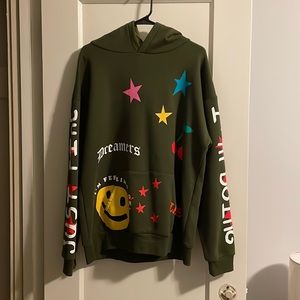 PacSun Olive Hoodie Size Medium